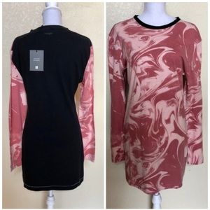 Insight Marbled Tee Dress